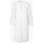 Białe Sukienki do pracy damskie bawełniane marki Second female w rozmiarze M 