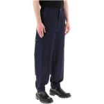 Niebieskie Szerokie spodnie męskie marki Vivienne Westwood w rozmiarze L 