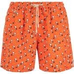 Pomarańczowe Slipy kąpielowe męskie na lato marki MC2 SAINT BARTH w rozmiarze XL 