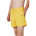Żółte Kąpielówki męskie z poliestru na wiosnę marki Tommy Hilfiger w rozmiarze XL 
