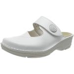 Białe Buty na rzepy dla dzieci do prania w pralce Rzepy ze skóry marki Berkemann w rozmiarze 35,5 