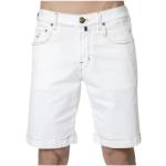 Białe Szorty jeansowe marki Jacob Cohen 