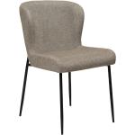 Beżowe Krzesła do jadalni w nowoczesnym stylu żelazne marki DAN-FORM Denmark 