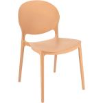 Beżowe Krzesła do jadalni marki ELIOR 