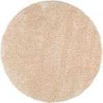 Przecenione Beżowe Dywany okrągłe o średnicy 80 cm z polipropylenu marki Universal 