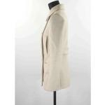 Beżowe Płaszcze wełniane damskie w stylu vintage marki ISABEL MARANT w rozmiarze XS 