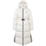 Białe Płaszcze zimowe damskie eleganckie marki Duvetica w rozmiarze XL 