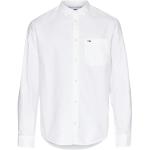 Białe Koszule eleganckie eleganckie dżinsowe marki Tommy Hilfiger w rozmiarze XL 