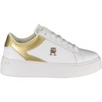 Białe Sneakersy na koturnie damskie marki Tommy Hilfiger w rozmiarze 40 