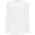 Białe Bluzki z kołnierzykiem damskie marki Burberry w rozmiarze XS 