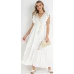 Przecenione Białe Sukienki damskie w rozmiarze XL 