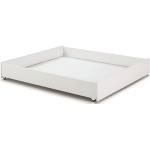 Białe Łóżka z szufladami 