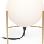 Złote Lampy stołowe z kloszem marki Kave Home 