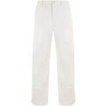 Białe Bawełniane Spodnie Robocze Stüssy