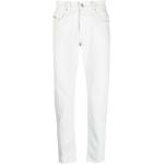 Białe Proste jeansy męskie dżinsowe marki Diesel 
