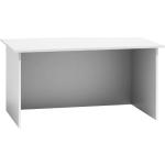 Białe klasyczne biurko proste komputerowe - Stanis