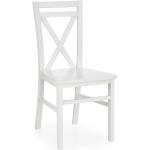 Przecenione Białe Krzesła do jadalni bukowe marki ELIOR 