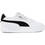 Białe Sneakersy skórzane ze skóry syntetycznej marki Puma w rozmiarze 40 