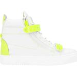 Białe Sneakersy na rzepy męskie - rodzaj noska: Okrągły marki GIUSEPPE ZANOTTI w rozmiarze 42,5 