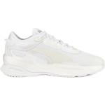 Białe Sneakersy skórzane męskie eleganckie na jesień marki Puma w rozmiarze 44 