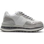 Białe Sneakersy skórzane damskie marki Liu Jo w rozmiarze 39 