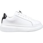 Białe Sneakersy skórzane dla dzieci marki Karl Lagerfeld w rozmiarze 38 