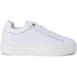 Białe Sneakersy skórzane damskie gładkie eleganckie dżinsowe na wiosnę marki Tommy Hilfiger TOMMY JEANS w rozmiarze 36 