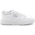 Białe Sneakersy męskie marki Lacoste w rozmiarze 40 