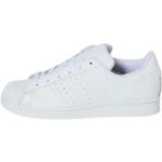 Białe Sneakersy dla dzieci w paski sportowe na jesień marki adidas Superstar w rozmiarze 38 