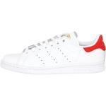 Białe Niskie sneakersy damskie sportowe z nubuku na jesień marki adidas w rozmiarze 38 
