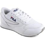Białe Niskie sneakersy damskie sportowe marki Fila Orbit 
