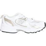 Białe Sneakersy sznurowane dla dzieci na wiosnę marki New Balance 530 w rozmiarze 35 