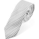 Białe Krawaty męskie bawełniane 