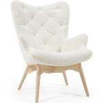 Białe Fotele w nowoczesnym stylu marki Kave Home 