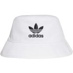 Białe Letnie kapelusze haftowane eleganckie marki adidas w rozmiarze uniwersalnym 