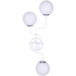 Białe Kinkiety & Lampy ścienne w nowoczesnym stylu - gwint żarówki: E14 