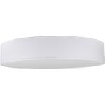 Białe Lampy sufitowe okrągłe o średnicy 14 cm w nowoczesnym stylu z tkaniny - gwint żarówki: E27 