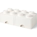 Biały pojemnik z 2 szufladami LEGO®