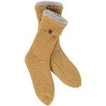 BICKLEY+MITCHELL Women's Super Soft and Cozy with Faux-Fur Lining 2018-20-11-82 Slipper Sock, DK Yellow, jeden rozmiar
