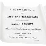 Bieżnik French Home - Cafe Bar M - biały