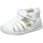 Białe Sandały dla chłopców na lato marki Biomecanics w rozmiarze 21 