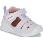 Przecenione Białe Sandały dla dzieci na lato marki Biomecanics w rozmiarze 24 - wysokość obcasa do 3cm 