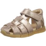 Złote Sandały skórzane dla dzieci Rzepy na lato marki Bisgaard w rozmiarze 24 