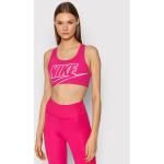 Różowe Biustonosze damskie sportowe marki Nike 