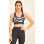Przecenione Granatowe Biustonosze sportowe damskie sportowe marki Tommy Hilfiger Sport w rozmiarze XS 