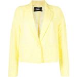 Żółte Kurtki damskie eleganckie bawełniane marki Karl Lagerfeld w rozmiarze M 