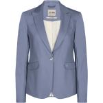 Niebieskie Żakiety damskie eleganckie marki MOS MOSH w rozmiarze XL 