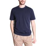 Niebieskie Koszule męskie z krótkimi rękawami eleganckie marki DRUMOHR w rozmiarze XL 