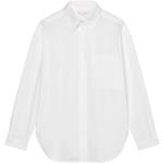 Białe Koszule do prania w pralce z perłami bawełniane z klasycznym kołnierzykiem marki Marc O'Polo w rozmiarze XL 