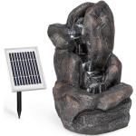 Blumfeldt Felsquell Solarna fontanna kaskadowa akumulator 2 kWpanel słoneczny 3 diody LED